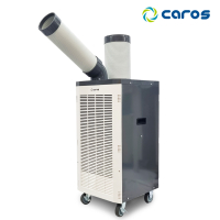 캐로스  1구이동식에어컨3,100W 물통/자연배수그레이