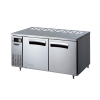 반찬냉장테이블(아날로그)냉장2칸(336L/간냉식)1500×700×850mm