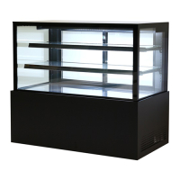 사각 제과쇼케이스냉장(320L)1500×650×1200mm